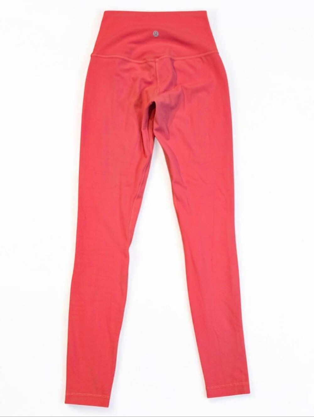 Lululemon Women's Align HR Double Lined Coral Pink Leggins 28"! Size 4 - Picture 3 of 4